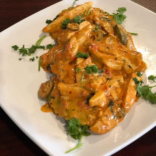 Spinach Ravioli with Chicken
