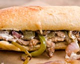 Mushroom Philly Cheesesteak Sandwich