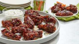 Kickin'Bourbon Wings