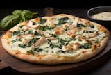 Milan Spinach Chicken Alfredo Pizza