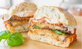 Eggplant Parmigiana Sandwich