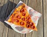 Classic NY Pepperoni Round Pizza Slice