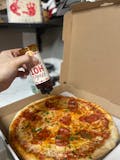 Franks Hot Honey & Sopressata Pizza