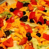 Taco Cheese Topper Pizza