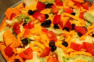 Taco Thin Crust Pizza