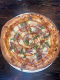 Hot Peach Summer Pizza