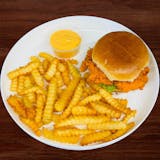 Fried Chicken Sandwich with Fries