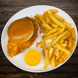 Fried Fish Sandwich with Fries