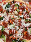 Vegetarian Sicilian Pizza