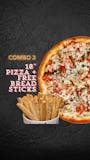 18'' Pizza With 1 Topping Pizza & 4 Breadsticks Special