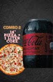 14'' Pizza With 1 Topping Pizza & 1 Liter Soda Special