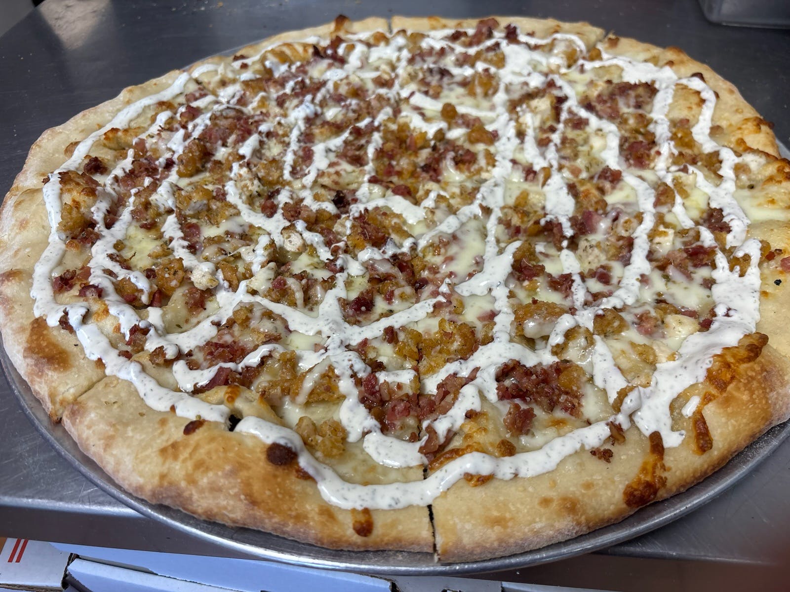 Chicken Bacon Ranch Pizza