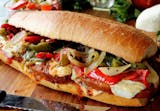 Sausage & Peppers Parm Hero
