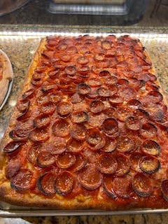 Pepperoni Sicilian Pie