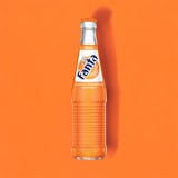 Fanta glass bottle