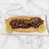 Peshawari Chaplee Kabob on Naan