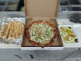 Pizza, Salad, Stix Special