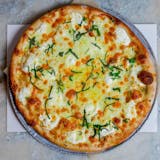 White On White Pizza