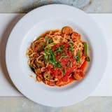Pasta with Sausage & Pepper Sauce