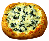 Spinach Alfredo Pizza