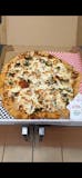 Spinach Chicken Alfredo Pizza