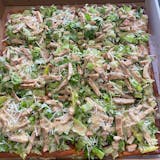 Chicken Caesar Salad Sicilian Pizza