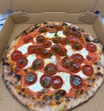 Vodka, Pesto, Pepperoni Pizza