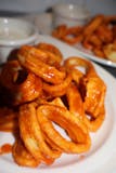 Buffalo Fried Calamari with Blue Cheese