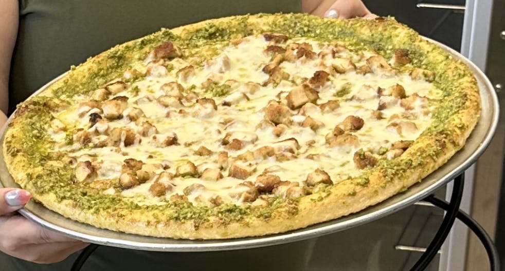 Chicken Pesto Pizza