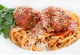 Spaghetti with meatballs