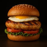 Grilled Chicken with Egg Burger Combo