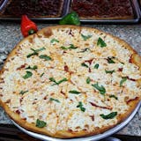 Margherita Pizza with One Topping Lunch Psecial