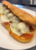 Homemade Meatball Parmigiana Sub