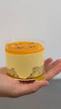 Passion fruit flan cake