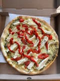 Vegan Chicken Pesto Pizza