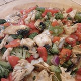 Grilled Chicken Stir Fry GF Pizza