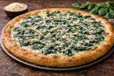 Spinach Alfredo Pizza