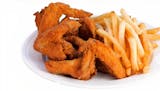 Whole Chicken Wings With Fries