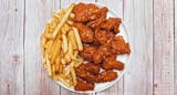 Mild Wings With French Fries