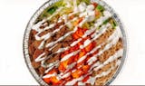 Chicken Lamb Mix Over Rice