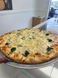 Chicken & Spinach Alfredo Pizza