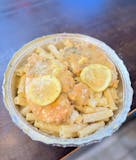 Chicken Francese over Pasta Special