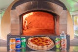 One Topping Pizza, Drink, Dessert Special