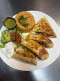 Braised chicken  Quesadilla