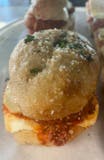 Garlic Knot Meatball Sandwich