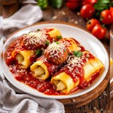 Manicotti with Meatballs