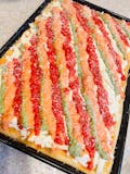 Square Rainbow Pizza