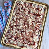 Square BBQ Chicken Pizza