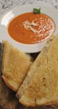 Homemade Tomato Soup with Monterrey Jack Grilled Cheese