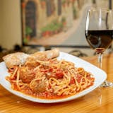 Linguine & Meatball In Marinara